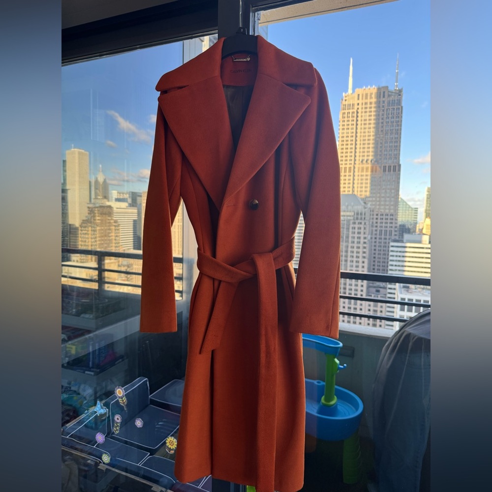 Calvin Klein Burnt Orange Coat